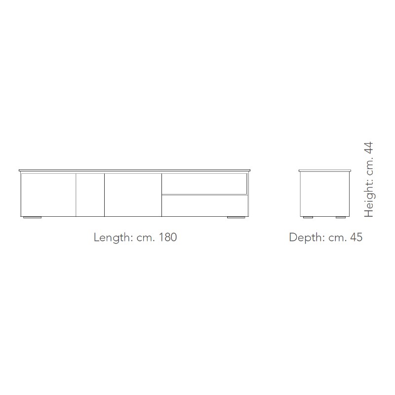 Loft wild Tv Bench  - Oliver B 