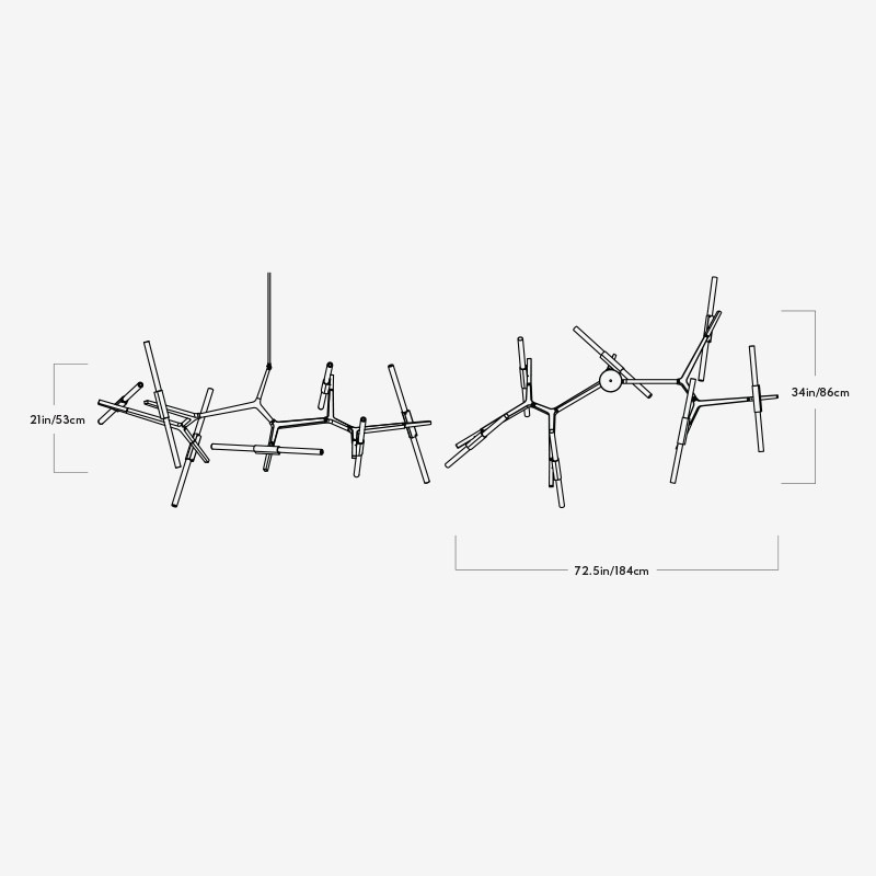 Agnes Chandelier - 14 Lights  - Roll & Hill 