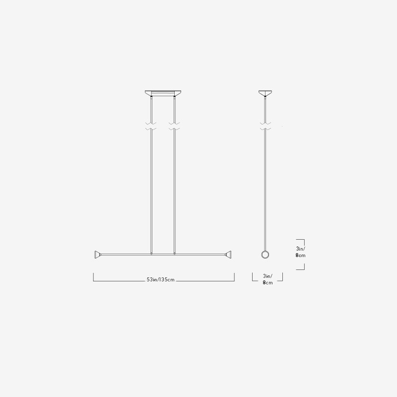 Apollo Chandelier - 2 Lights  - Roll & Hill 