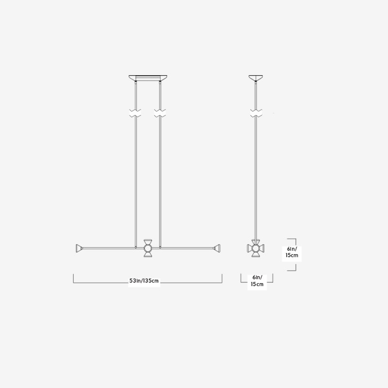 Apollo Chandelier - 6 Lights  - Roll & Hill 