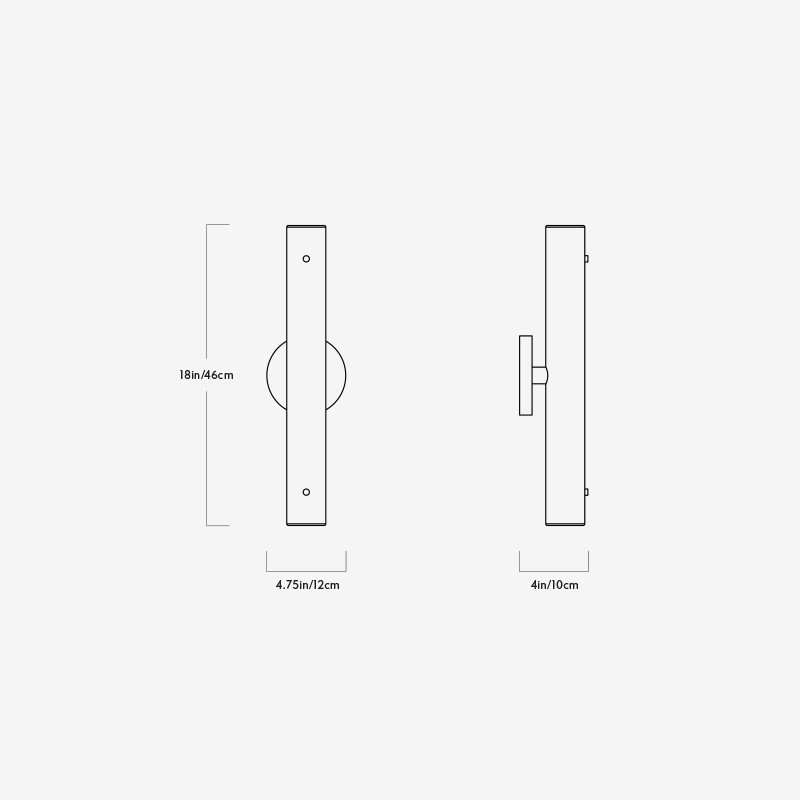 Counterweight Circle Sconce  - Roll & Hill 