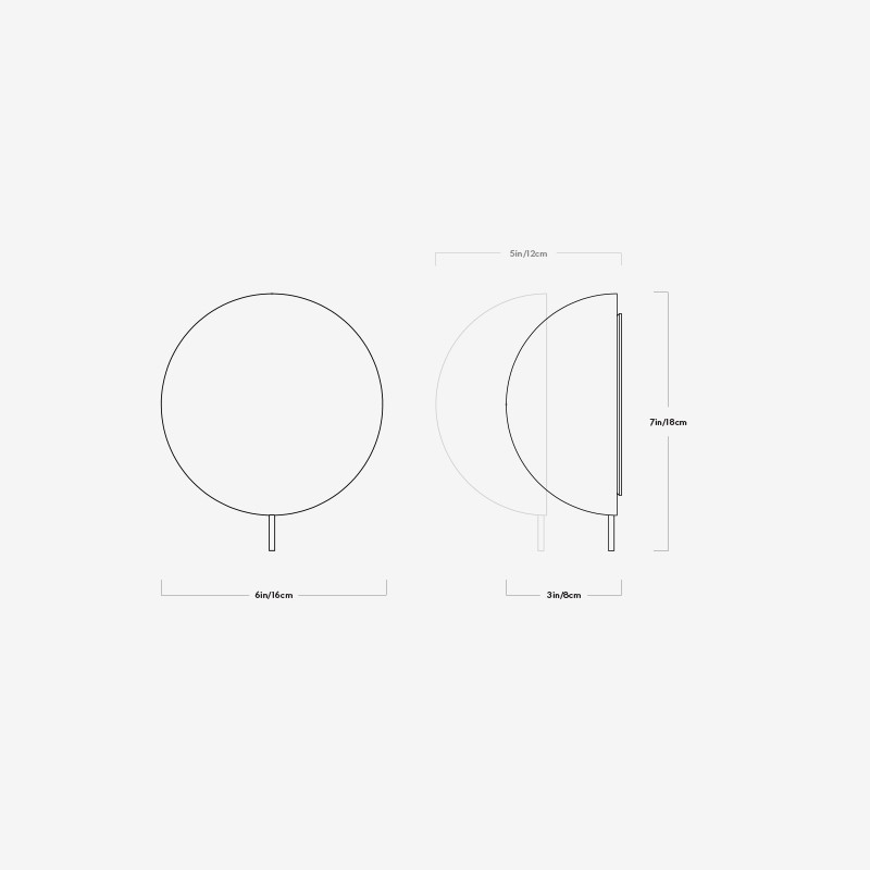Eclipse Sconce  - Roll & Hill 