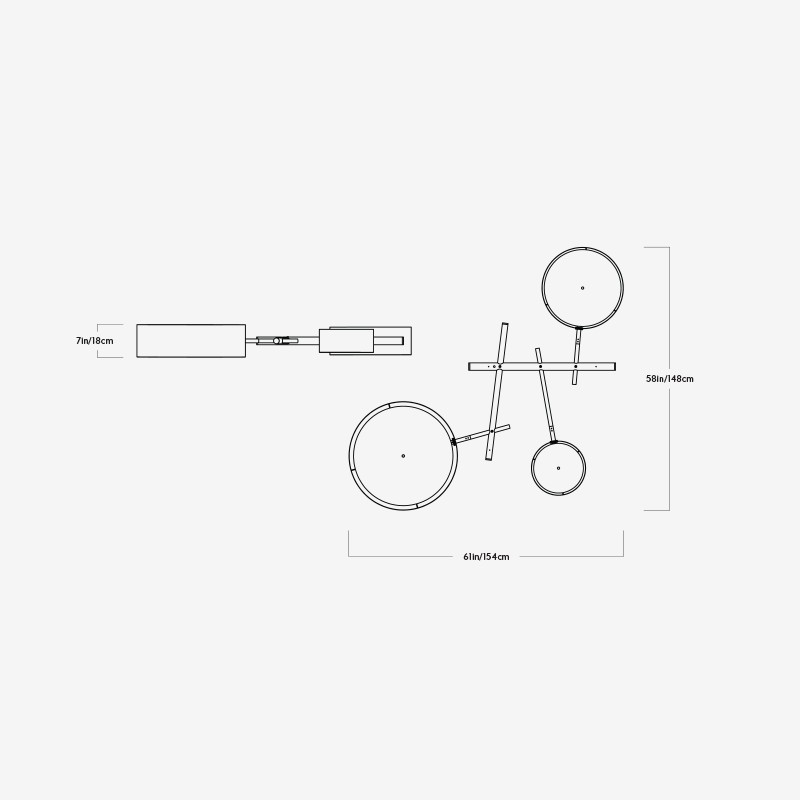 Excel Chandelier  - Roll & Hill 