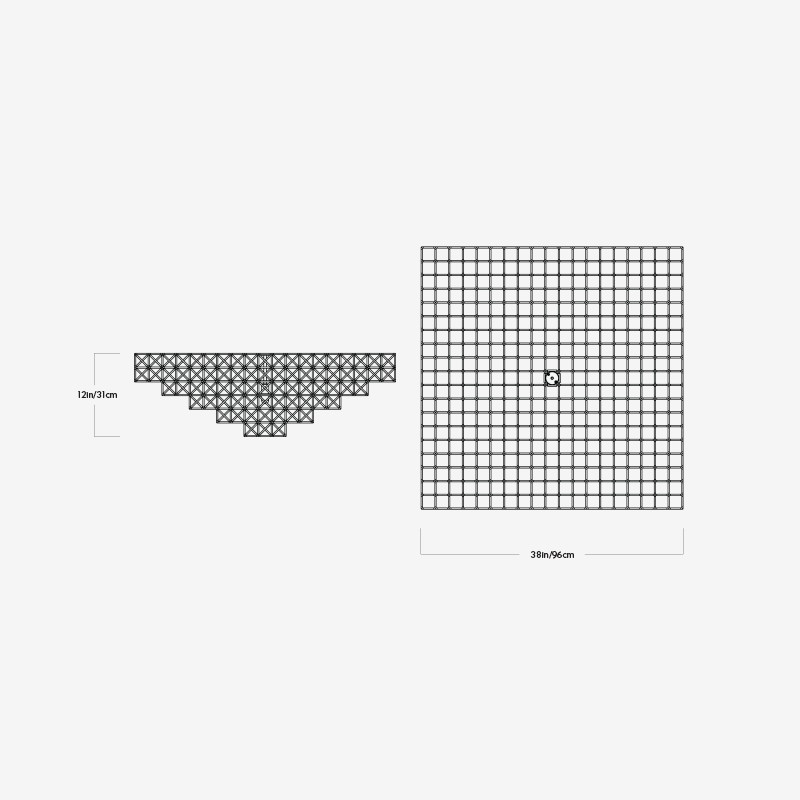 Gridlock Ceiling Mount - 5640  - Roll & Hill 