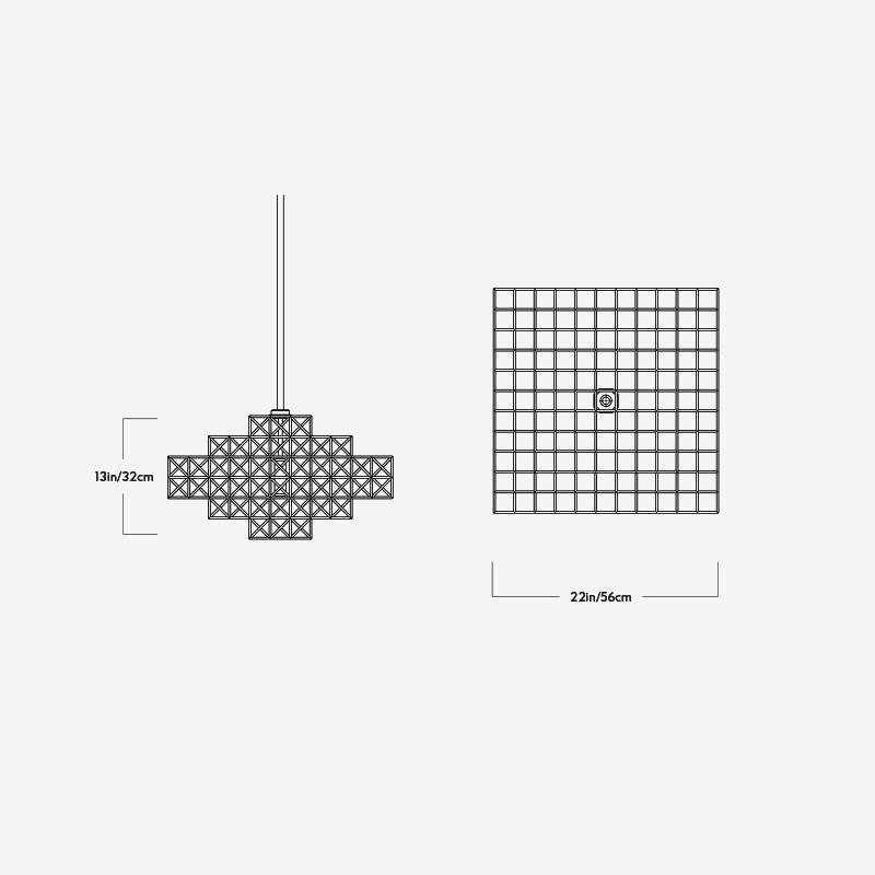Gridlock Pendant - 1912  - Roll & Hill 