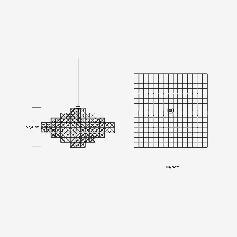 Gridlock Pendant - 4059  - Roll & Hill 