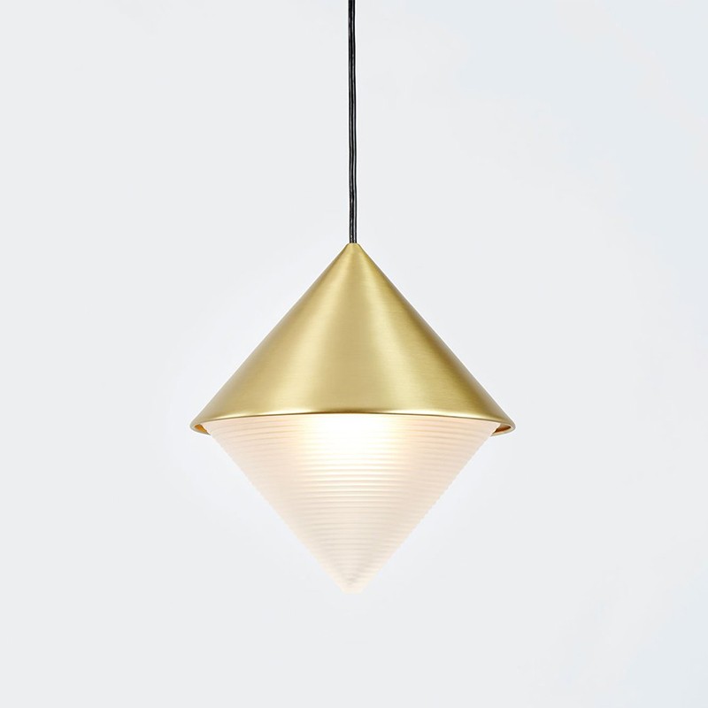 Half & Half Pendant - Cone Roll & Hill