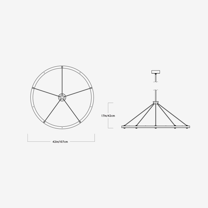 Halo Circle Pendant  - Roll & Hill 