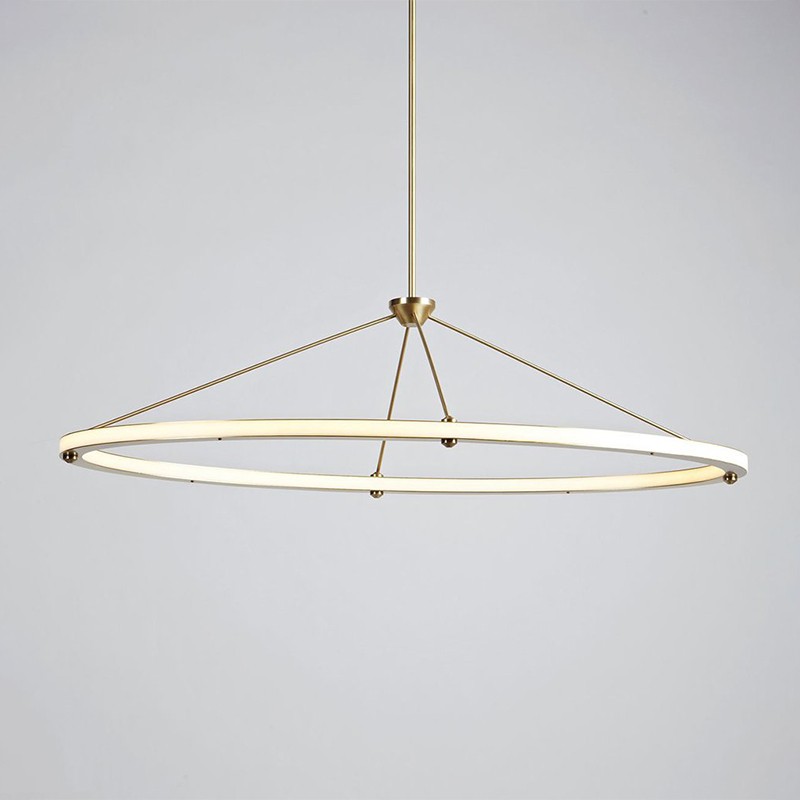Halo Oval Pendant Roll & Hill