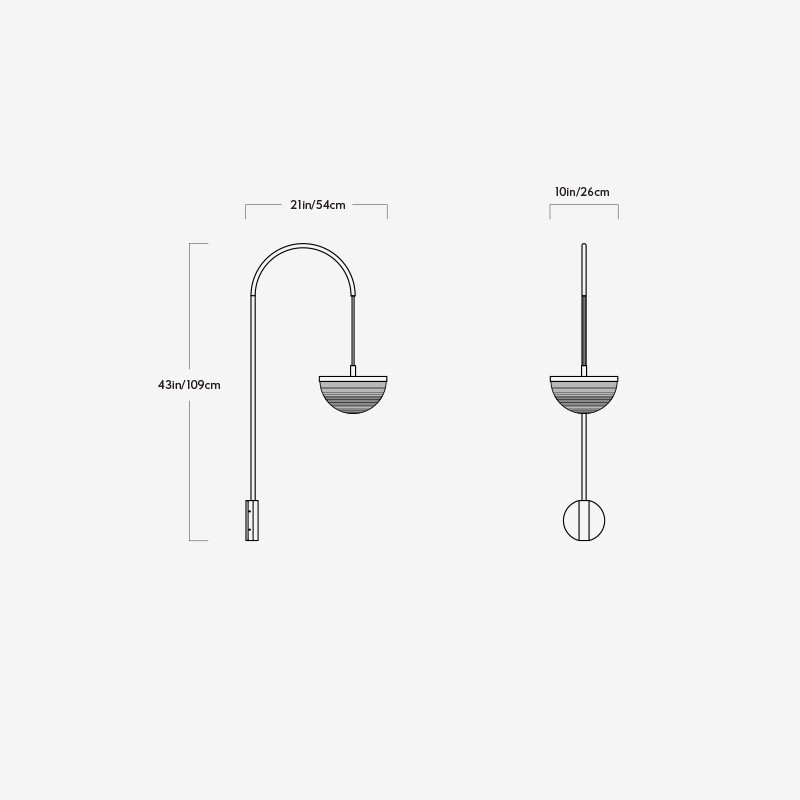 Krane Wall Mount  - Roll & Hill 