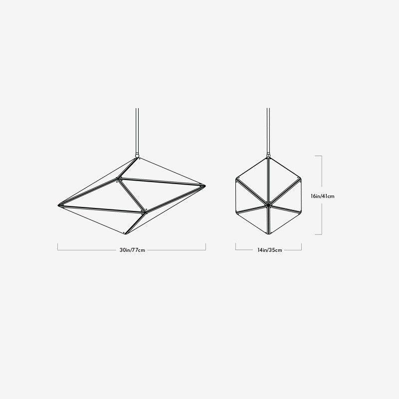 Maxhedron 30 inches - Horizontal  - Roll & Hill 