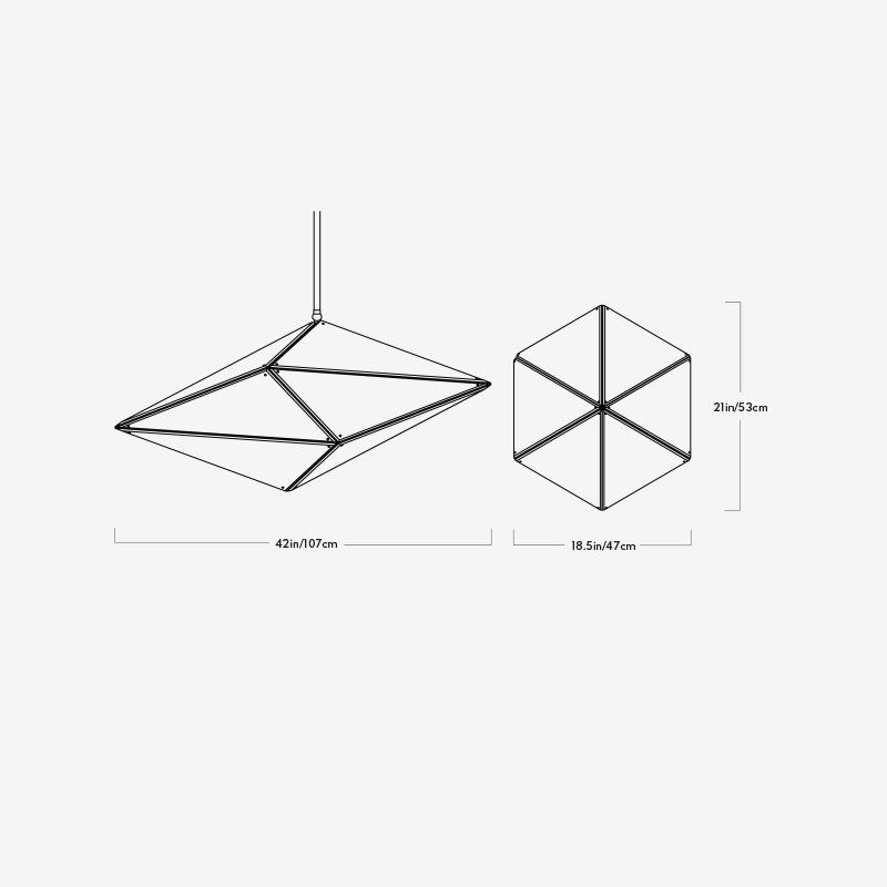 Maxhedron 42 inches - Horizontal  - Roll & Hill 
