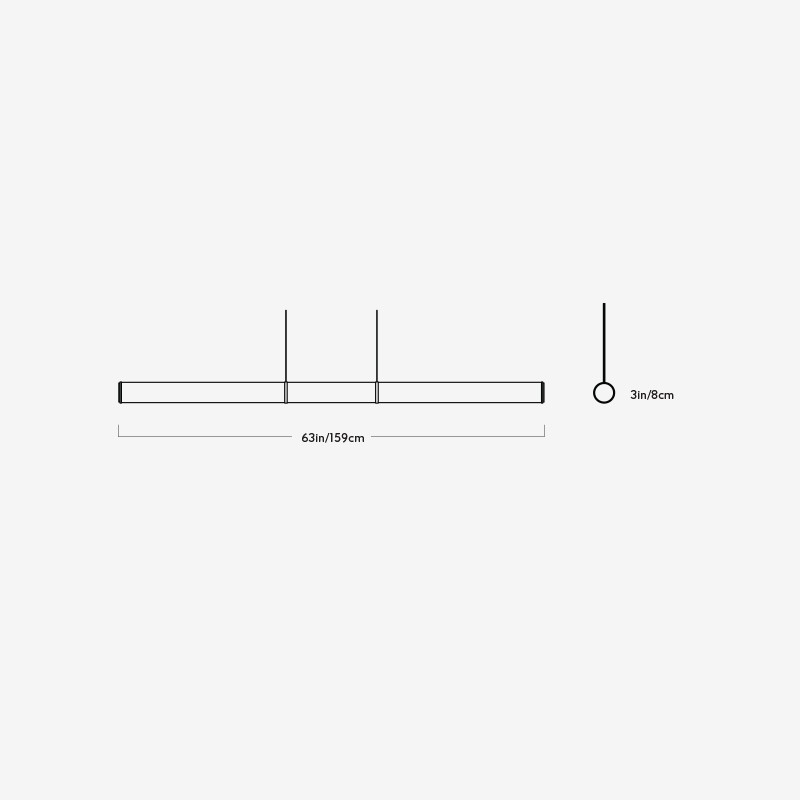 Mini Endless Pendant - 63 inches  - Roll & Hill 