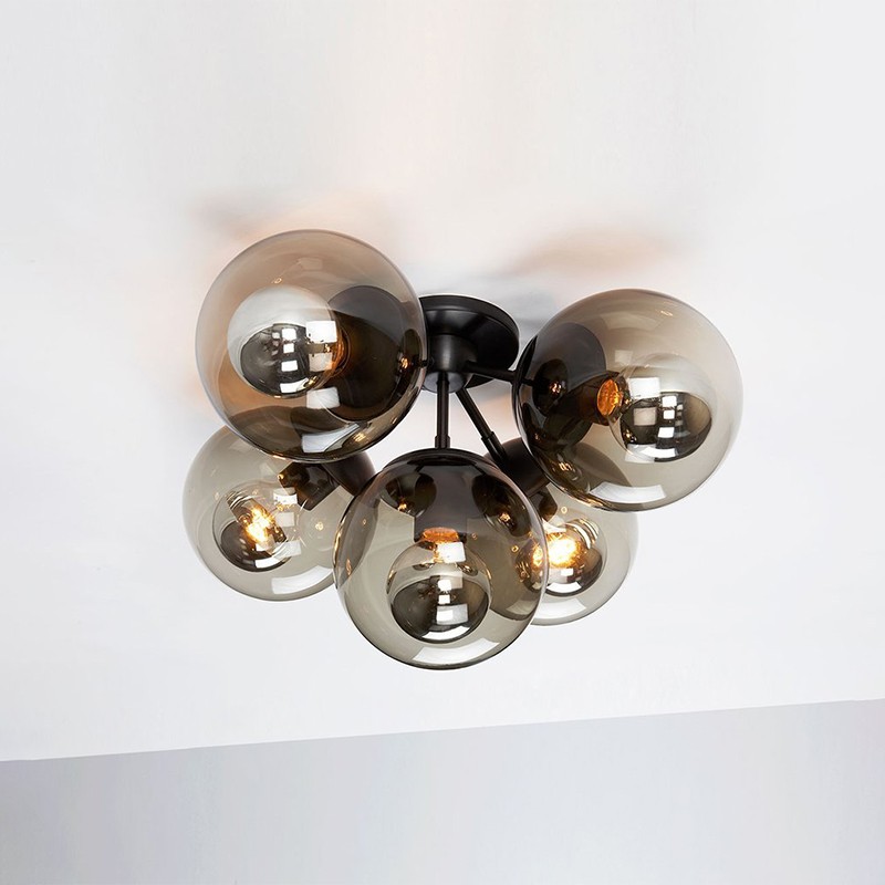 Modo Ceiling Mount - 5 Globes Roll & Hill
