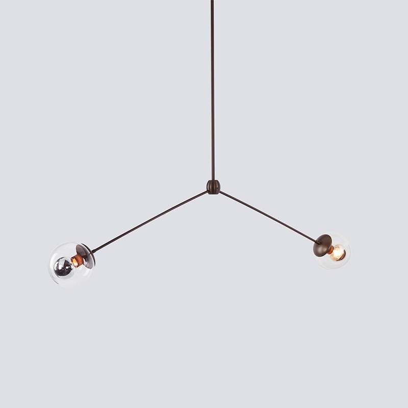 Modo Pendant - 2 Globes  - Roll & Hill 