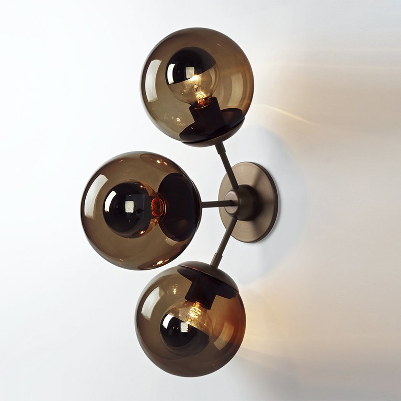 Modo Sconce - 3 Globes  - Roll & Hill 