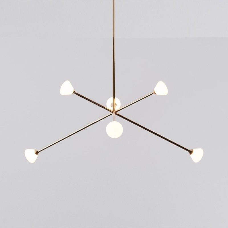Nova Chandelier - 6 Lights Roll & Hill