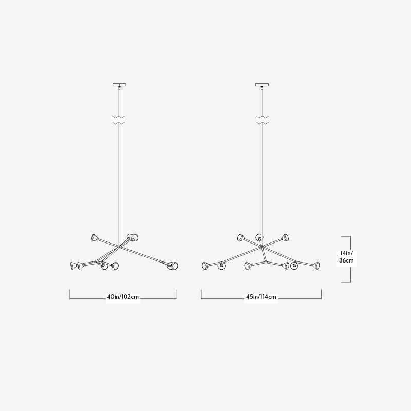 Nova Chandelier - 9 Lights  - Roll & Hill 