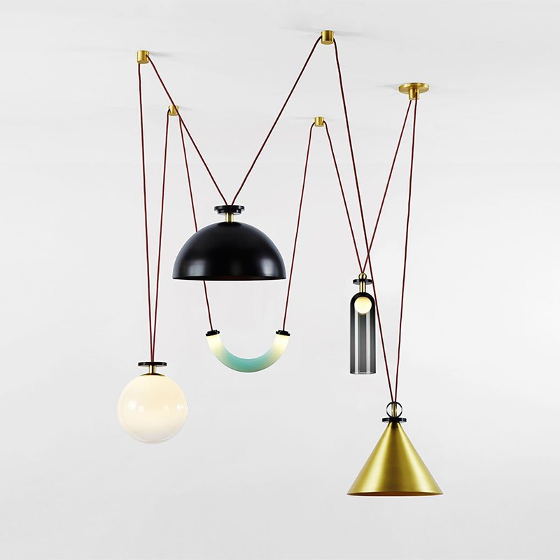 Shape Up 5-Piece Chandelier Roll & Hill