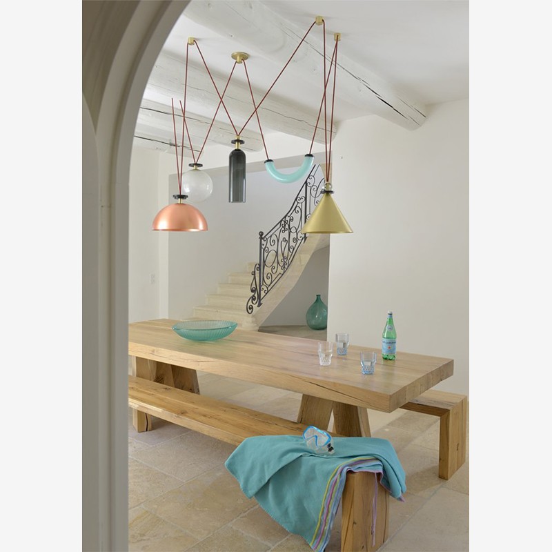 Shape Up 5-Piece Chandelier  - Roll & Hill 