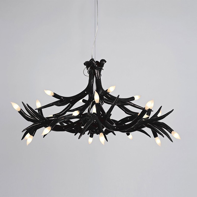 Superordinate Antler Chandelier - 12 Antlers Roll & Hill