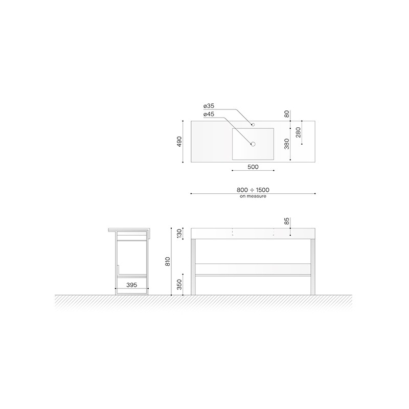 Square Console A  - Technova 