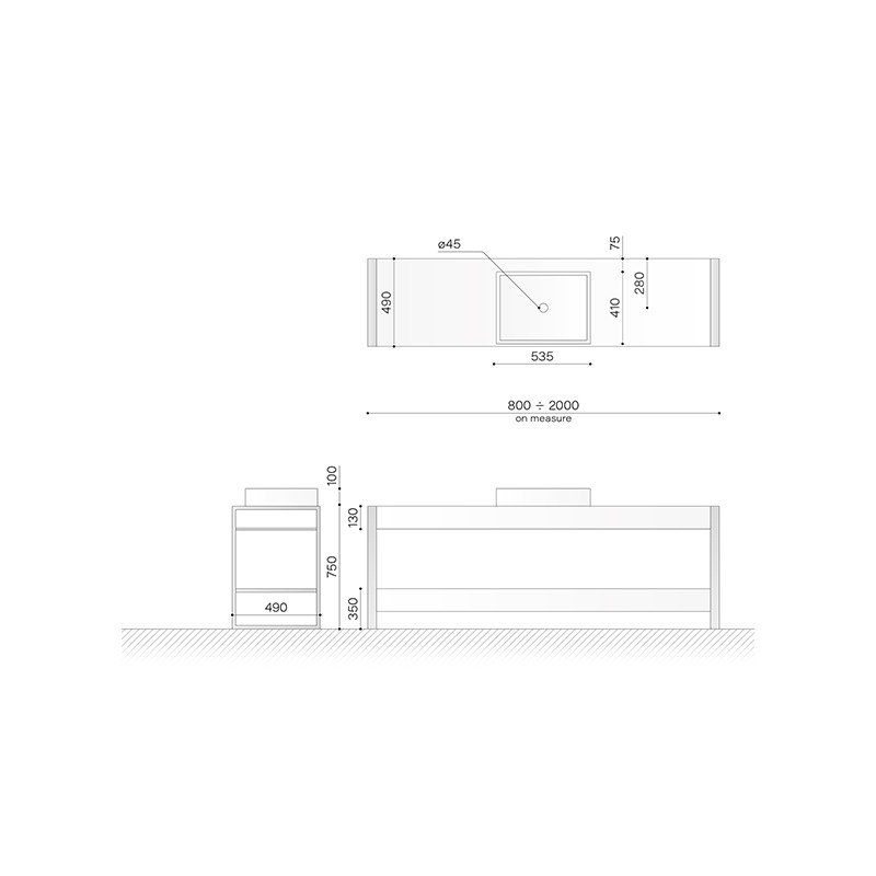 Square Console C1  - Technova 
