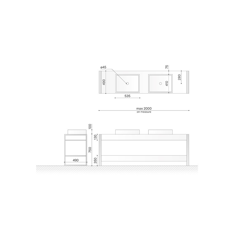 Square Console C2  - Technova 