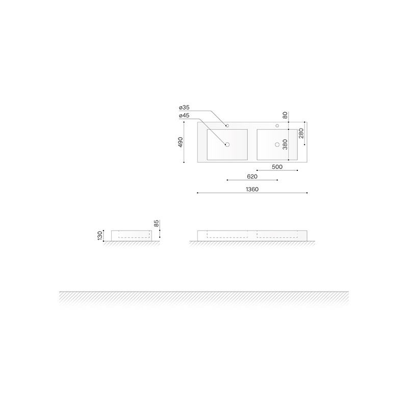 Square Double  - Technova 