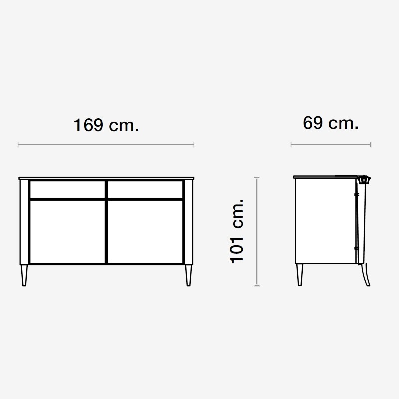 Borghese Bar cabinet  - Villusso 