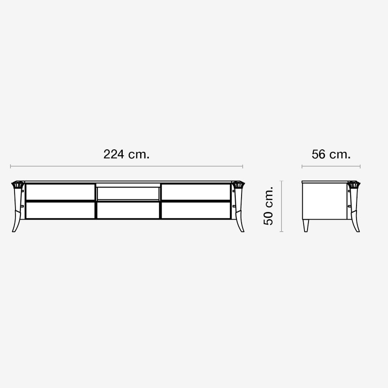 Borghese Tv Unit  - Villusso 