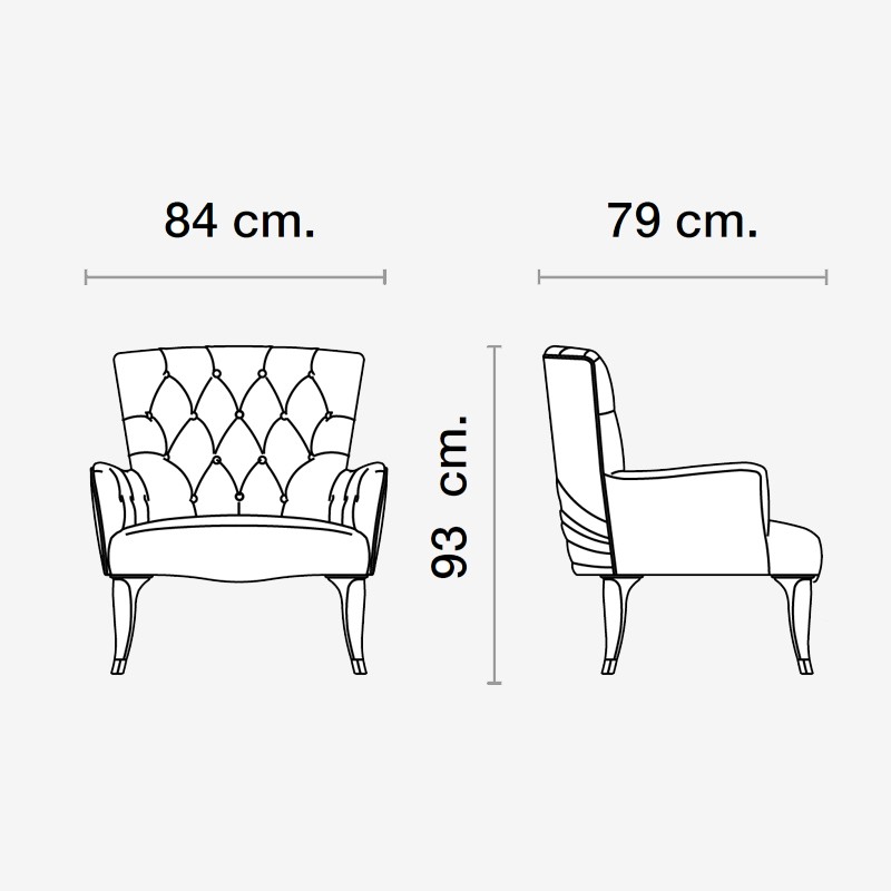 Carlotta Armchair  - Villusso 