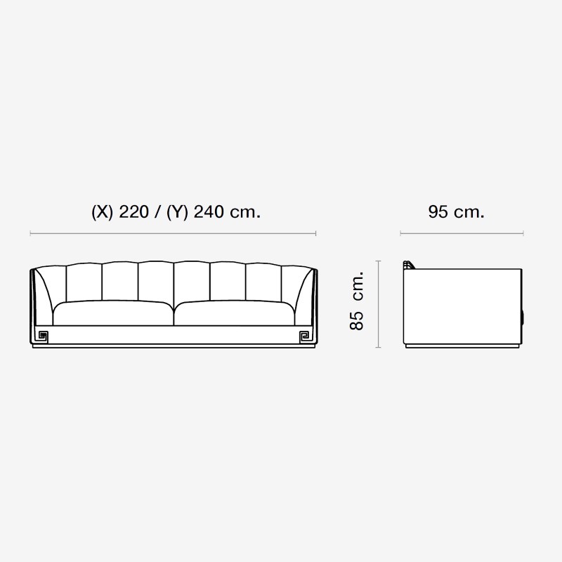 Vittoriale Sofa  - Villusso 