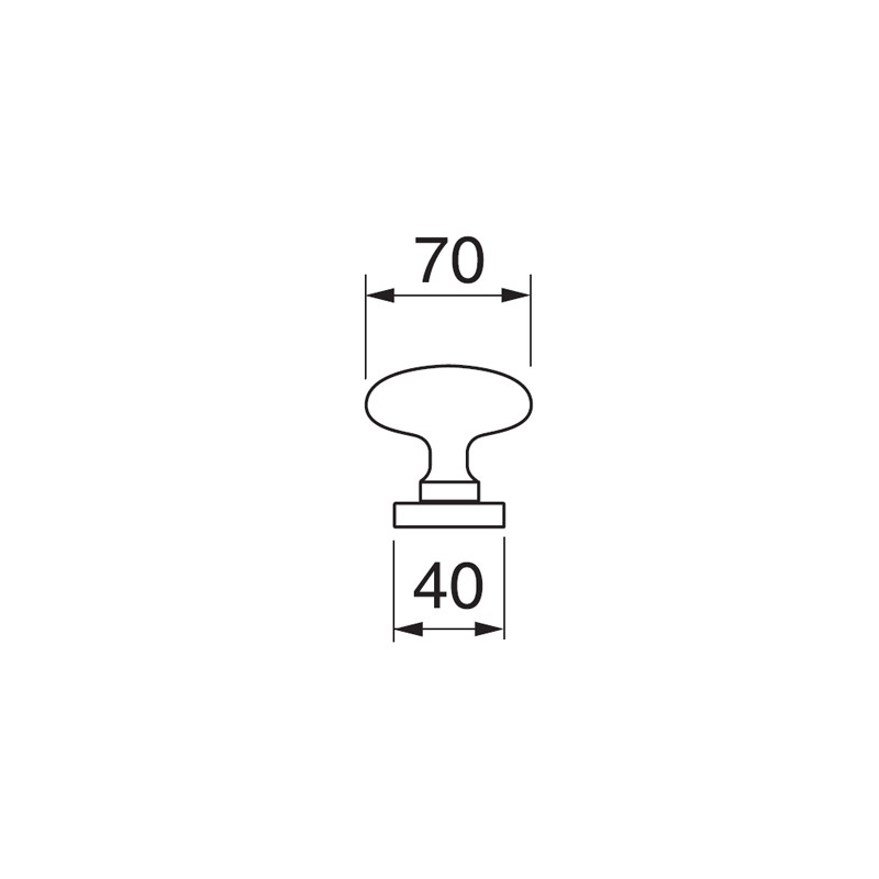 Door Knob-455  - Manital 
