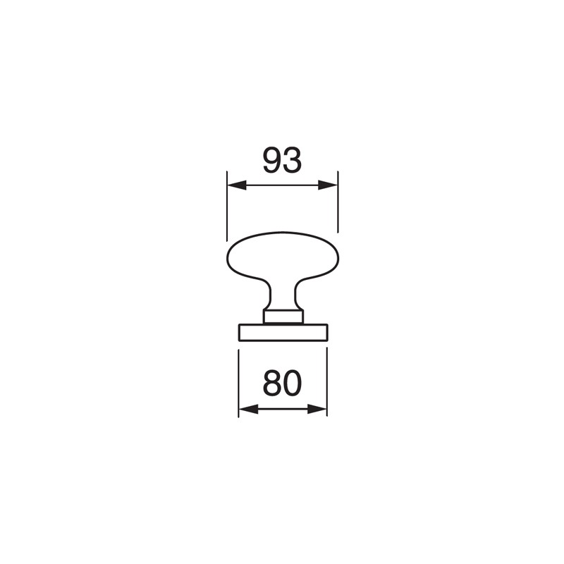 Door Knob-473  - Manital 