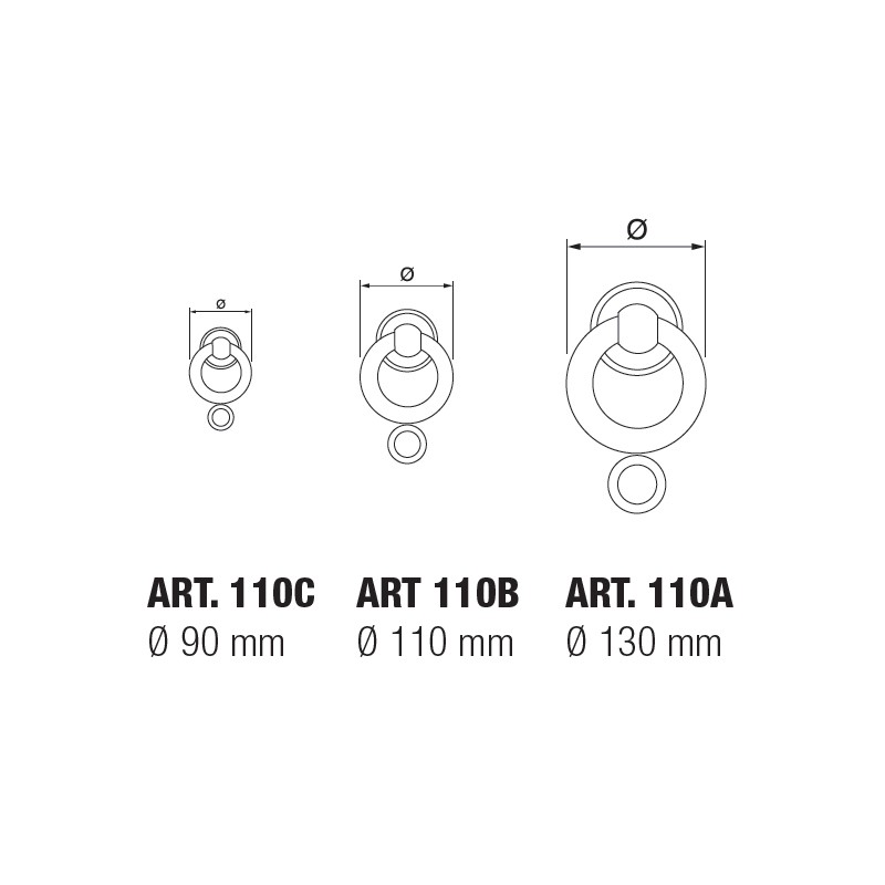 Door Knocker-110  - Manital 