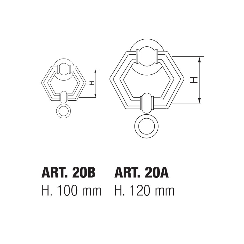 Door Knocker-20  - Manital 