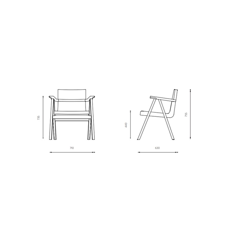 Sartor Lounge Chair  - Wewood 