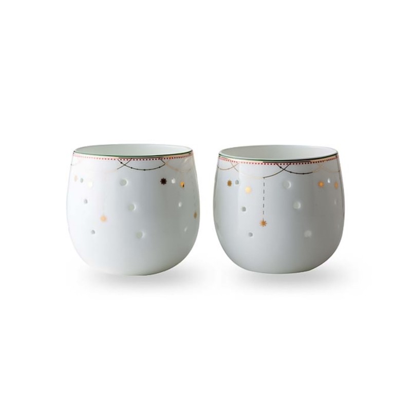 Light Bowl 2 Pack Christmas Morning 8 Cm Wik & Walsøe