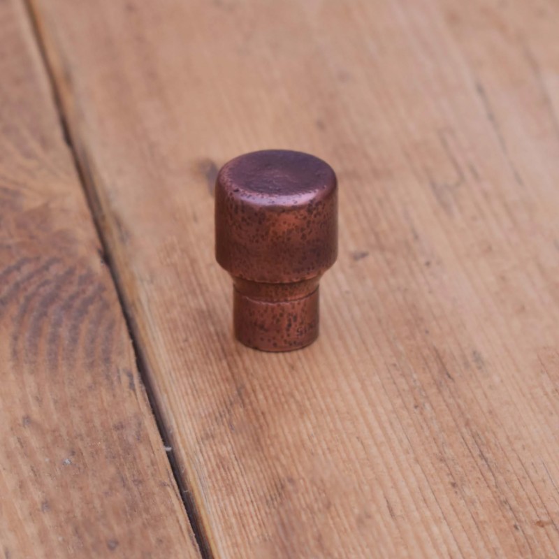 Aged Copper Raised Dimple Knob Proper Copper Design