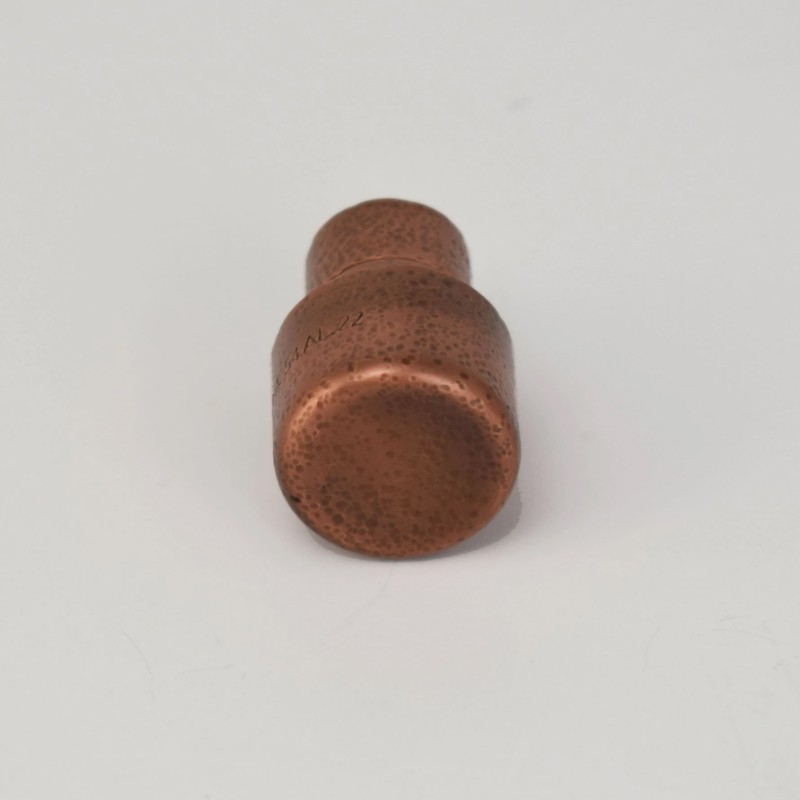Aged Copper Raised Dimple Knob  - Proper Copper Design 