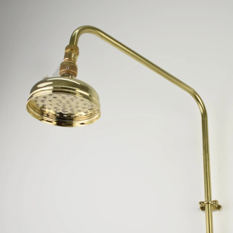 Brass Shower Head Small Bell Traditional Proper Copper Design