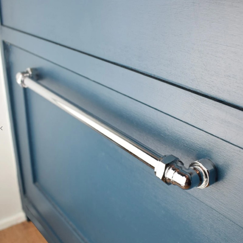 Crome Handle Industrial  - Proper Copper Design 