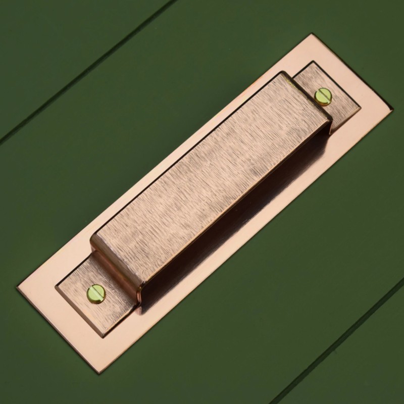 Textured Folded Handle Proper Copper Design