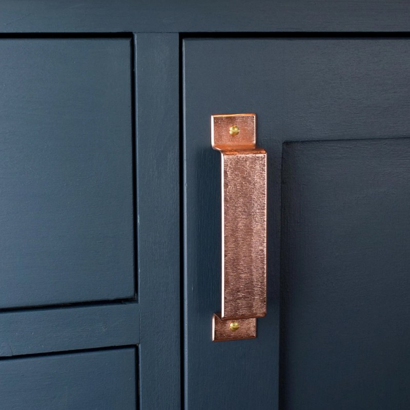 Textured Folded Handle  - Proper Copper Design 