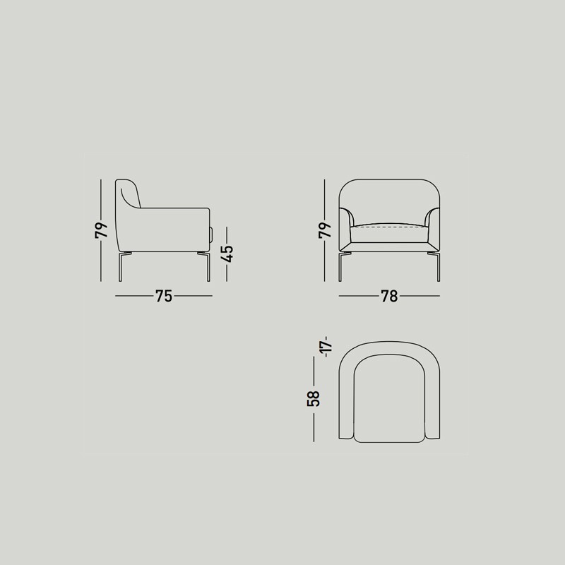 Raffaella Armchair  - IN2 