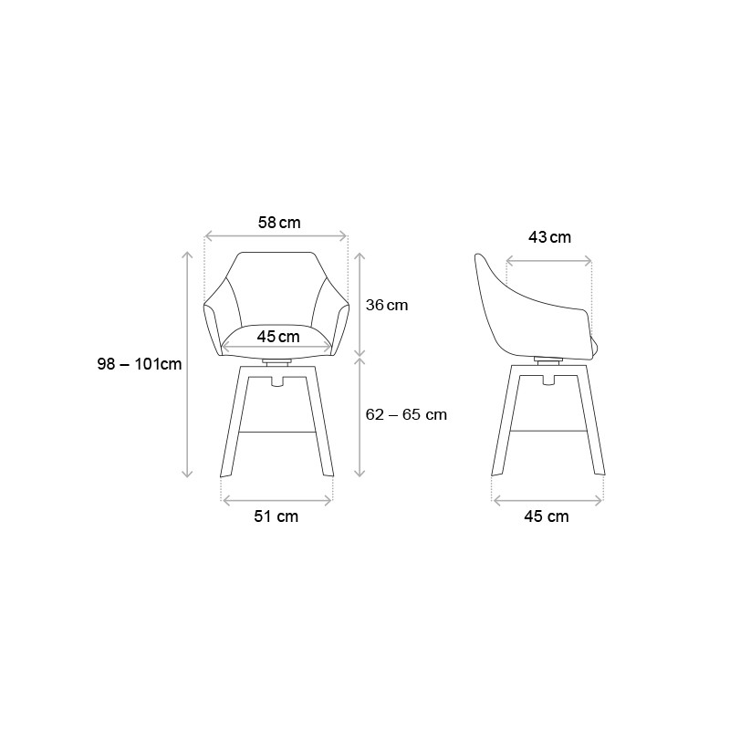 W Cube 5 Stool M  - Wagner 
