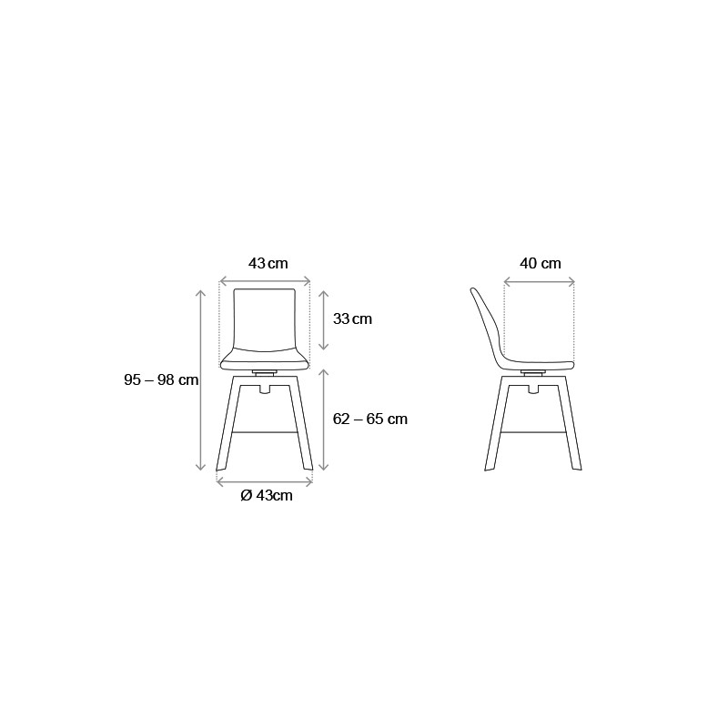 W Cube 6 Stool M  - Wagner 