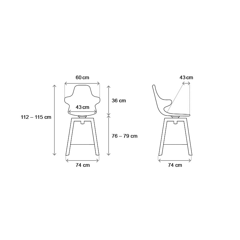 W Loft Stool H  - Wagner 