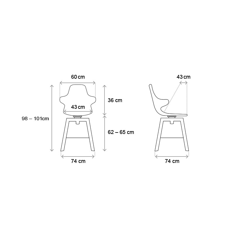 W Loft Stool M  - Wagner 